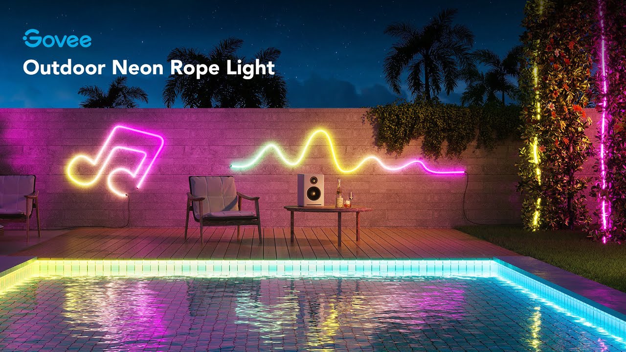 Illuminate Your Yard in Colors with Govee Outdoor Neon Rope Light