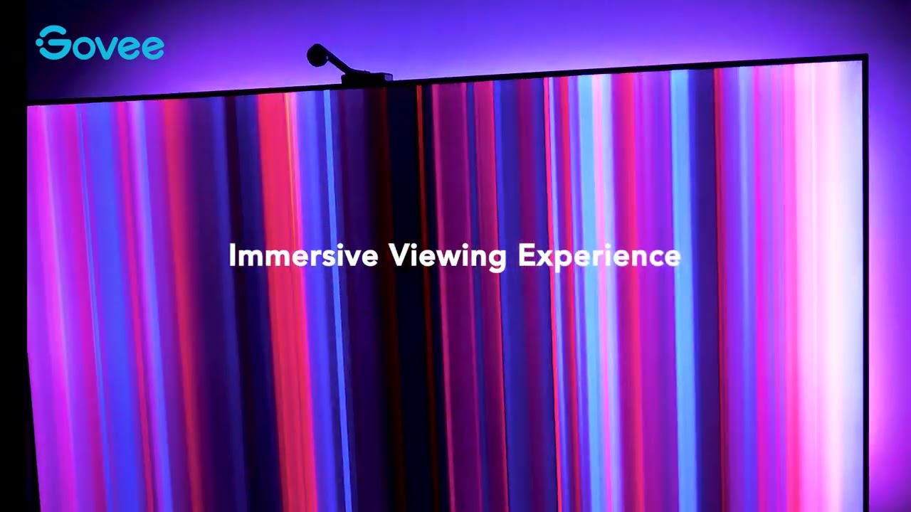 Immerse yourself in a viewing experience like no other with Govee RGBIC TV Backlights