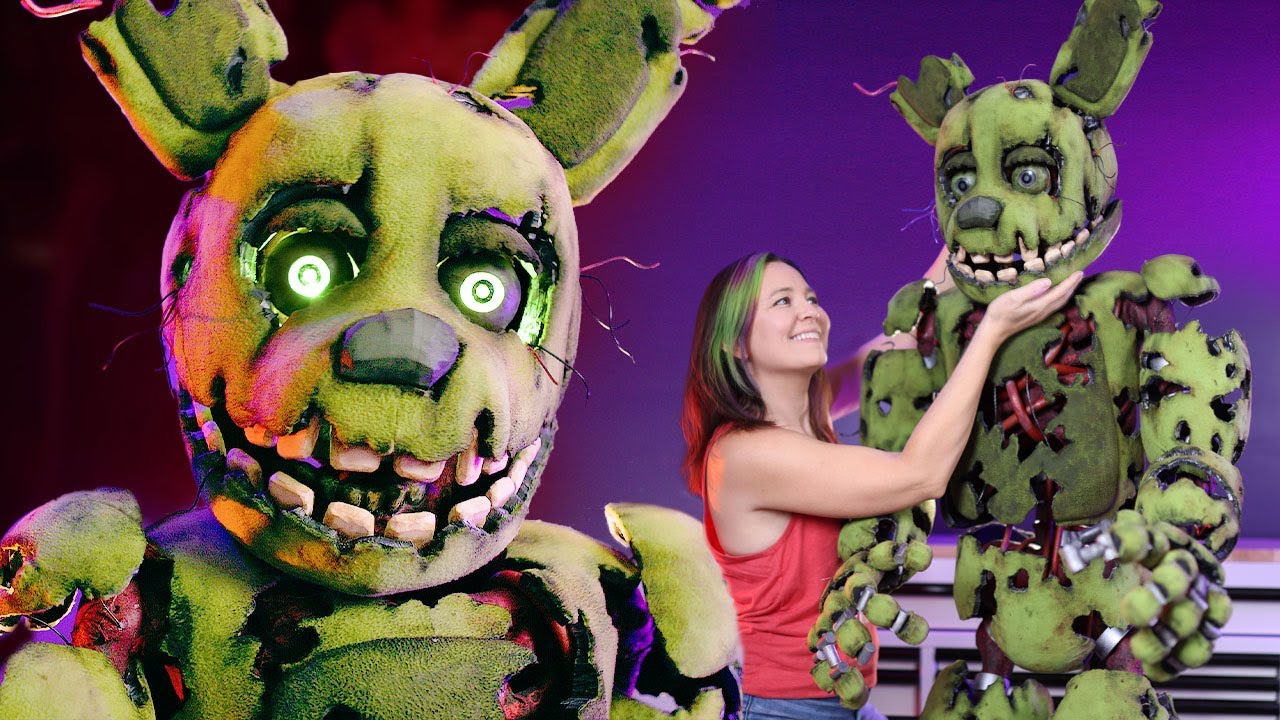 DIY Springtrap Animatronic with EVA Foam and 3D Printed Parts