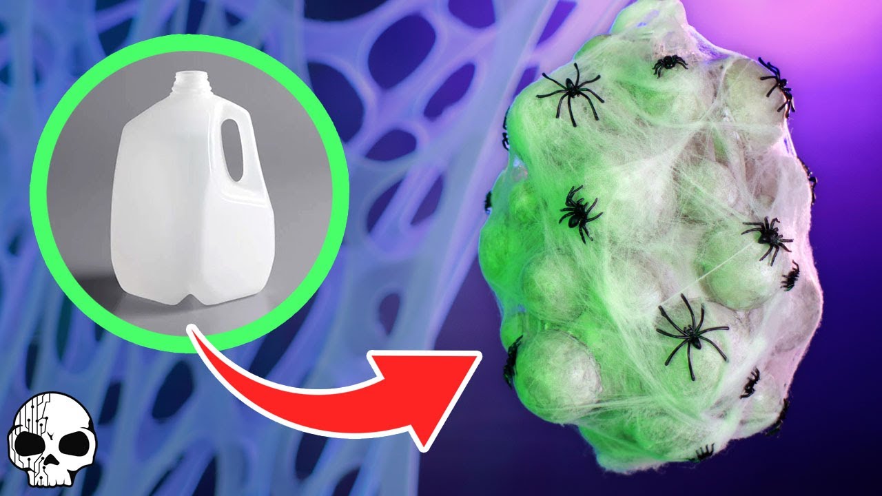 Halloween Spider Egg Sack DIY Tutorial