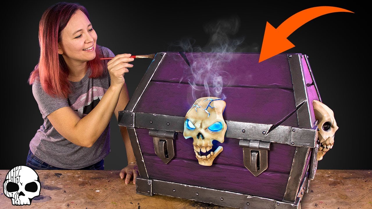 Making a Pirate Treasure Chest DIY Halloween Props