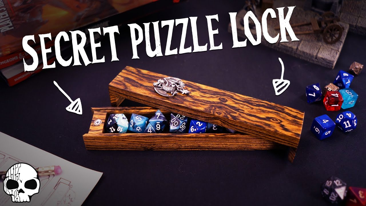 Ultimate Dice Vault made with woodworking tools and materials